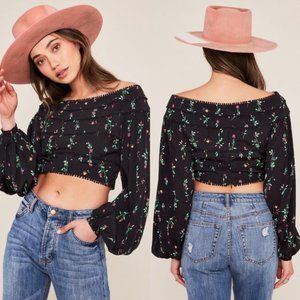 AFRM Blaze Off the Shoulder Top